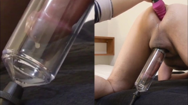 Prostate Massage Milking with Pump and Dildo