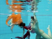 Preview 1 of Sara Bombina and Gazel Podvodkova underwatershow beauties