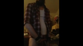 Hot Cowboy Jerking Off Huge Cock For You