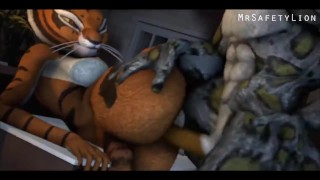 Ku Fu Panda's Animelois Tai Lung Fucks Master Tigress Mp4