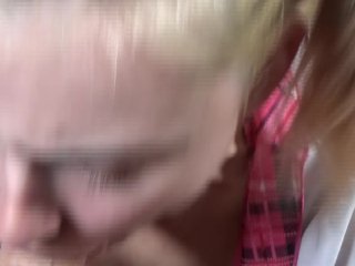 College Cutie Gets Throatpie During Busy Class