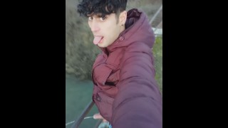 Twinkling From A Bridge Then Cum Then Piss Again