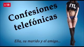 Svou První Trojku Sděluje Po Telefonu Své Kamarádce VE Španělštině