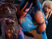 Preview 6 of Animelois Samus Aran gets her 3D animated pussy destroyed by big monster co