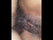 Preview 6 of Asian teen hairy pussy full of cum bigload dripping creampie pregnant