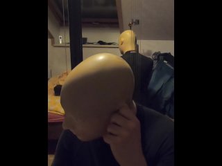 Female mask with wholes - only with little breahting wholes at nose