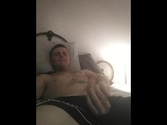 FAmily stroke - caught jacking off moaning and growning big load