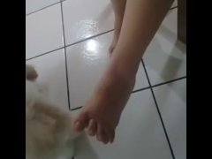 tici feet tici_feet @tici_feet spreading toes and showing my feet