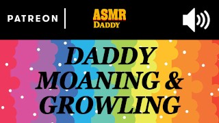 Daddy moans, grunts and masturbates (quiet ASMR erotic audio)