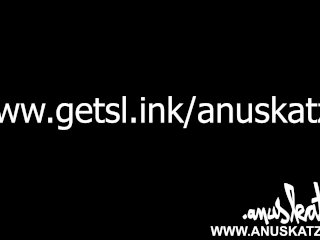 Goth Charlotte put an XXL Hankeys toys upon Anuskatzz anal hole tatto girls screenshot number 0