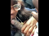 Babe Giving head in the car and getting CAUGHT !