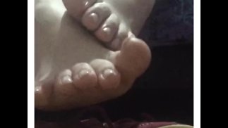 tici feet rubbing feet close (preview) @tici_feet