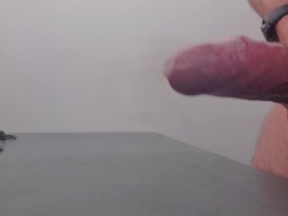 Multiple Cumshots in Condom, Tied and Some Ball Torture, Fun forEveryone!