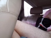 Preview 4 of Dry Humping In The Back Of His Car Leads To Hot Public Fuck