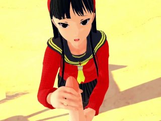 teenager, 3d hentai, persona, yukiko amagi