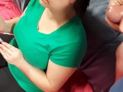 Preview 3 of Unexpected cumshot on stepdaughter doing her nails. "What the hell!"