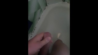 cumshot in shower