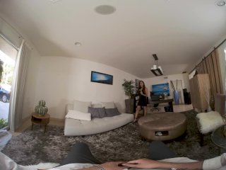 VR BANGERS Valentine's Day Bang With Horny Ebony Boss VR Porn screenshot number 1