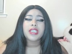 Begging for my professors cum on my face