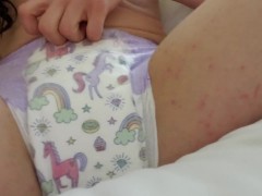 Soaking My Diaper While At The Hotel