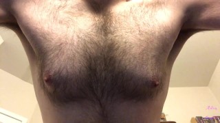 POV Hairy Chest Worship & Gay JOI