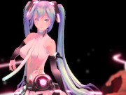 Preview 3 of Naughty Hatsune Miku Miku Dance Video MMD Hentai Ecchi Japanese Luvatorry