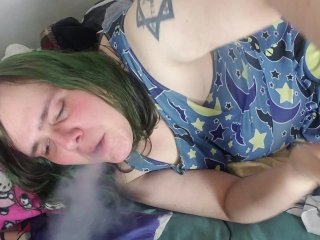 Smoking Fetish Hair Brushing Goth Bbw transgender