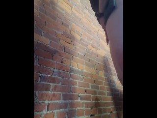 Piss on wall desperate