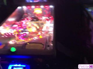 Petite Blonde Cutie Kate Bloom Goes For Carousel Ride Then Rides Cock screenshot number 1