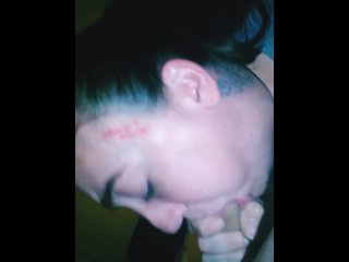 Hot big dick gagging Deepthroat while watching ORAL CREAMPIE and LITTLE LEE