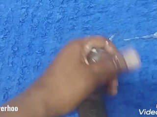 BIG BLACK COCK WET_AND HARD_CUMMING