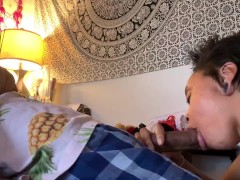 Video Mixed teen BabySmurff sucking soul out and keep going OMG bliss 