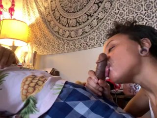 verified couples, sloppy deepthroat, ebony, blowjob