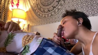 OMG Bliss Mixed Teen Babysmurff Sucking Soul Out And Continuing