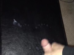 Hard cumming request puddle vid- thinking of Magnolia Moon and CarlyCurvy-