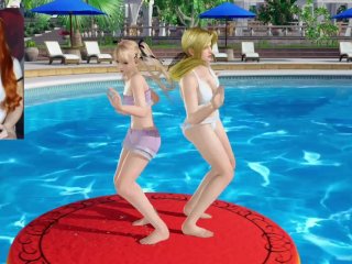 Swimsuit Kasumi at Da_Beach DOA Xtreme_Scarlet OmankoVivi GAMEPLAY_Switch