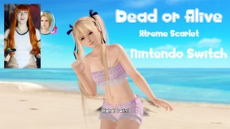 Swimsuit Kasumi at da Beach DOA Xtreme Scarlet OmankoVivi GAMEPLAY Switch