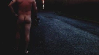 Naked roadside early morning 