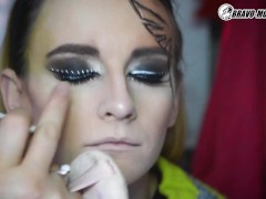 Backstage makeup with - model - ADELLE UNICORN - Cosplay