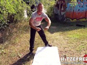 Preview 4 of German mother MIA BITCH BANGED outdoors in Berlin! HITZEFREI.dating
