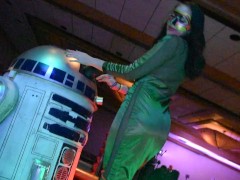 Sexy Tease at a Star Wars themed costume Party