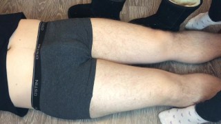 teen shoejob with uggs and stinky white socks footjob mistress underpants