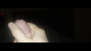 POV jacking off while my girlfriend is in the shower (CUMSHOT)