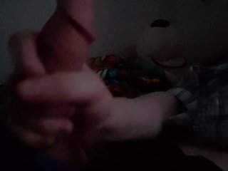 Trans girl working herself up again for just over a minute