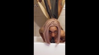  Любительское ГЛУБОКАЯ ГЛОТКА (часть 2) без рук сексуальное черное дерево