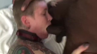 Tattooed Couple Threesome Wifeshare With BBC PART 1