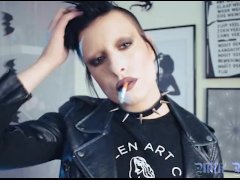 Butch Lesbian with Strap On Takes a Smoking Break - Milk Rebelle