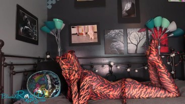 Pussy Lounging In Zentai