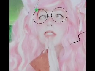 ahegao, tira part, e girl, fetish