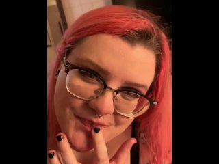 big tits, cumshot, tattooed women, pink hair